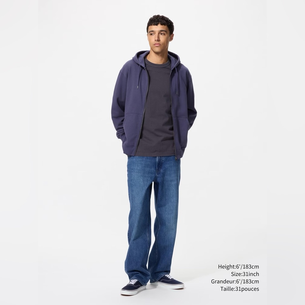 Uniqlo Unisex Cotton Jeans 28” Inseam